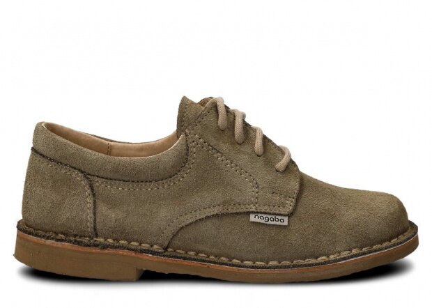 Shoe NAGABA 007 olive velours leather