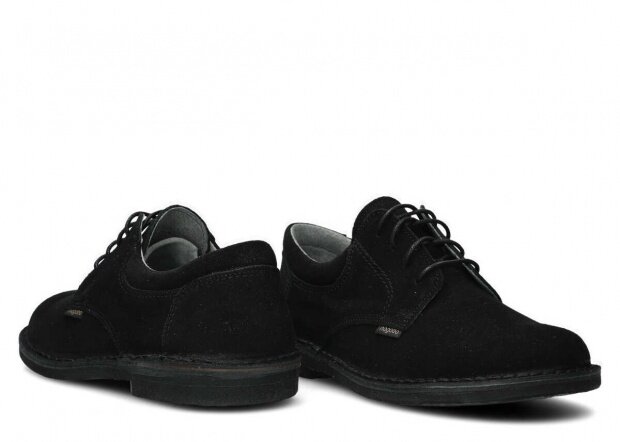 Men's shoe NAGABA 001 black velours leather