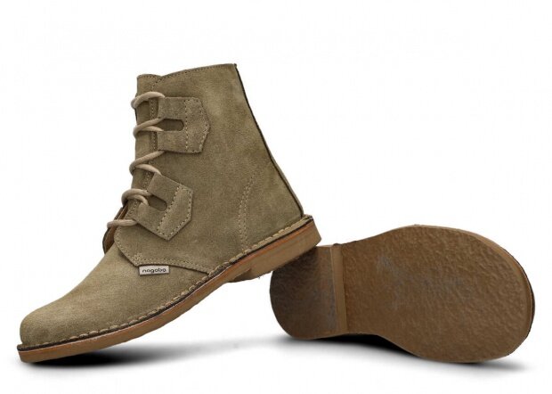 Ankle boot NAGABA 187 olive velours leather