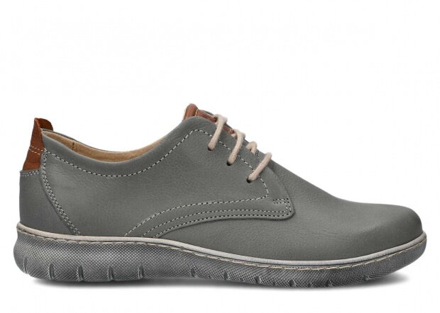 Shoe NAGABA 331 grey rustic leather
