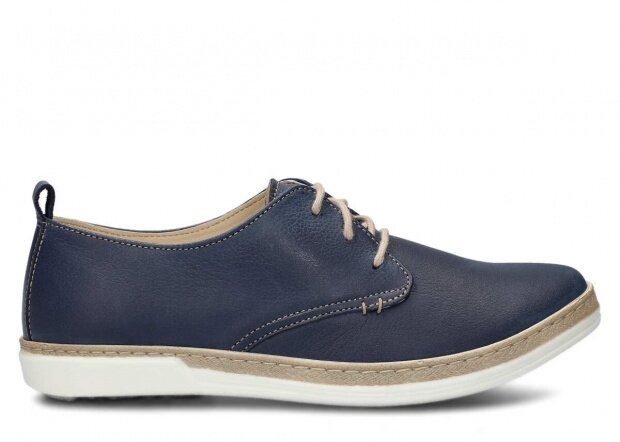 Shoe NAGABA 365 navy blue rustic leather