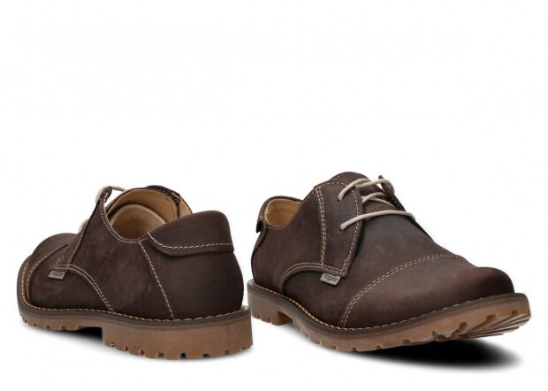 Men's shoe NAGABA 415 brown barka leather