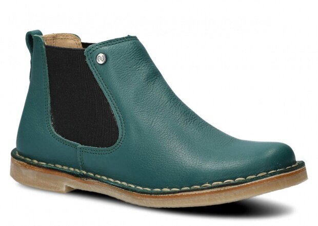Women's ankle boot NAGABA 085 green rustic leather