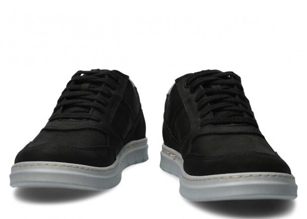 Men's shoe NAGABA 438 black crazy leather