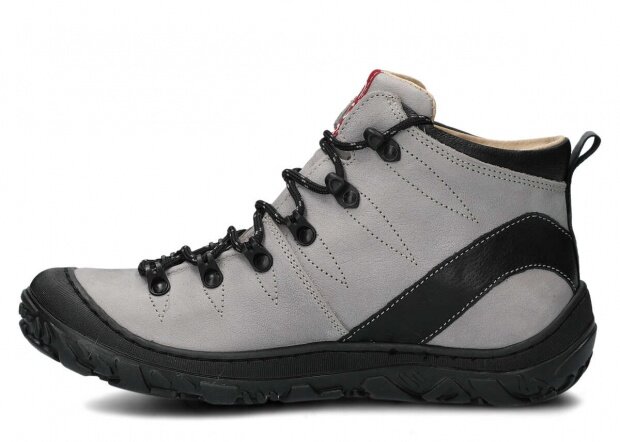 Trekking ankle boot NAGABA 240 grey campari leather