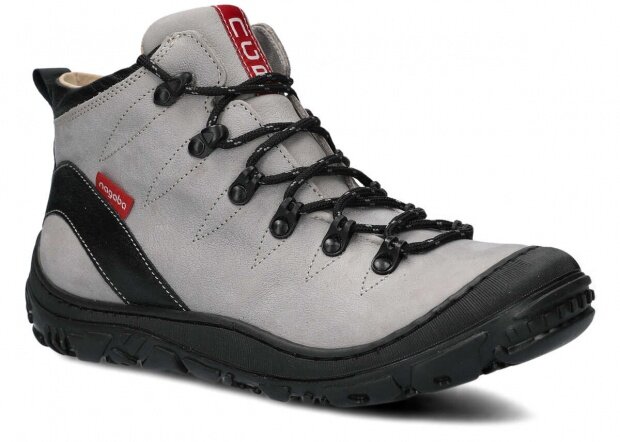 Trekking ankle boot NAGABA 240 grey campari leather