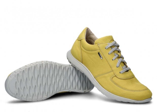 Shoe NAGABA 311 yellow rustic leather