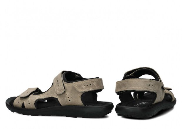 Men's sandal NAGABA 265 cream barka leather