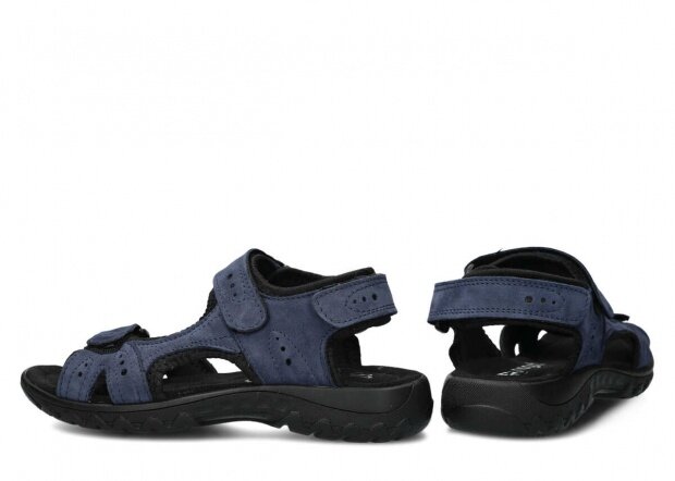 Women's sandal NAGABA 264 navy blue samuel leather