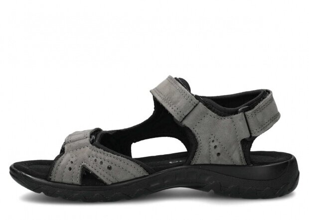Women's sandal NAGABA 264 grey samuel leather