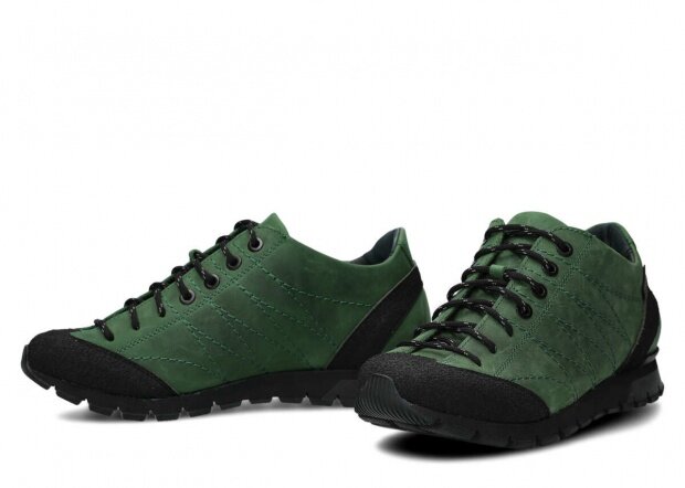 Trekking shoe NAGABA 121 green crazy leather