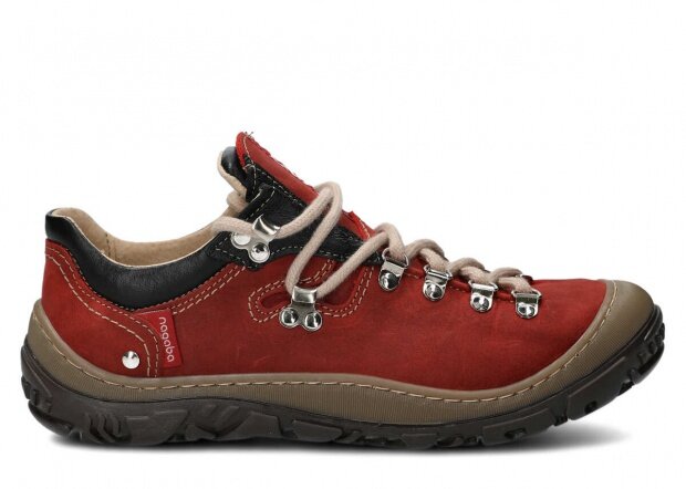 Trekking shoe NAGABA 054 red crazy leather