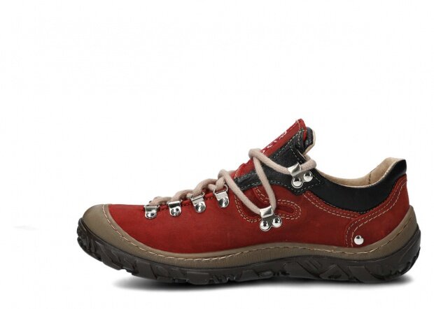 Trekking shoe NAGABA 054 red crazy leather