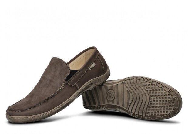 Men's shoe NAGABA 420 olive samuel leather