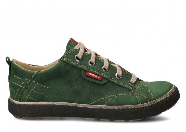 Shoe NAGABA 243 green crazy leather