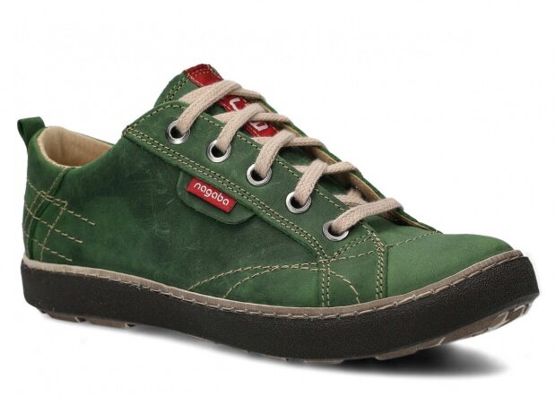 Shoe NAGABA 243 green crazy leather