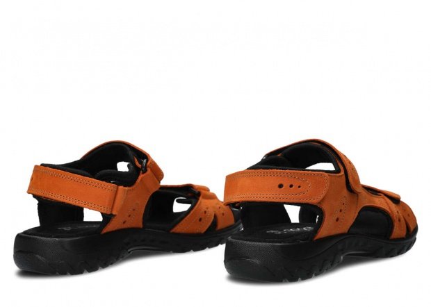 Women's sandal NAGABA 264 orange campari leather