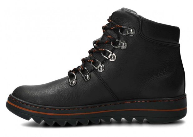 Trekking ankle boot NAGABA 281 black rustic leather