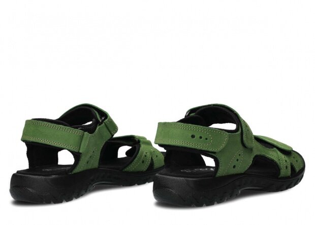 Women's sandal NAGABA 264 green campari leather