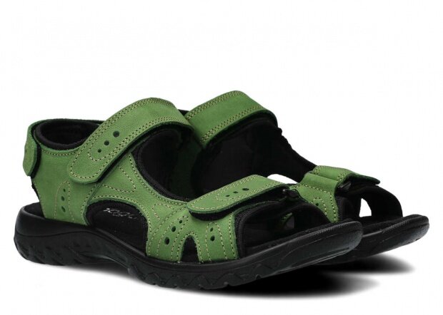 Women's sandal NAGABA 264 green campari leather