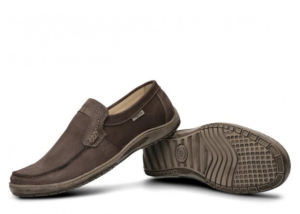 Men's shoe NAGABA 419 olive samuel leather