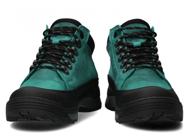 Men's trekking ankle boot NAGABA 443 emerald crazy leather