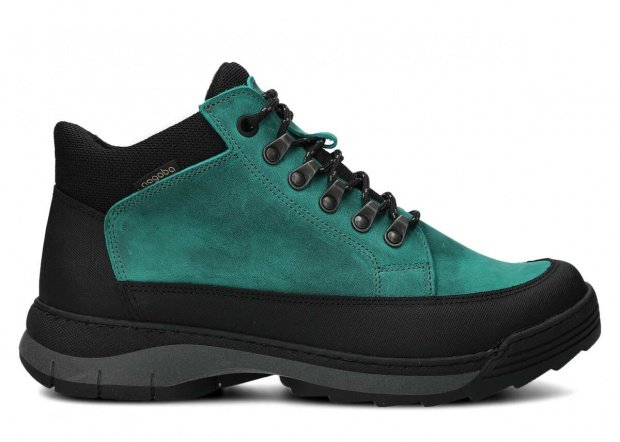 Men's trekking ankle boot NAGABA 443 emerald crazy leather