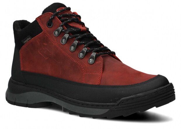 Men's trekking ankle boot NAGABA 443 red crazy leather