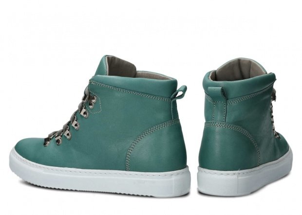 Ankle boot NAGABA 019 mint blue leather