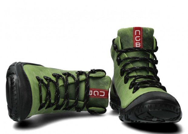 Trekking ankle boot NAGABA 240 light green crazy leather