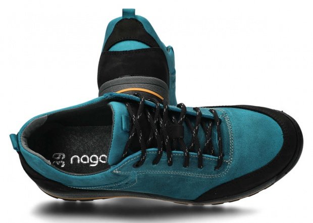 Trekking shoe NAGABA 052 turquoise crazy leather
