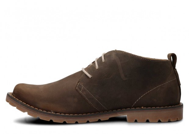 Men's ankle boot NAGABA 407 olive crazy leather