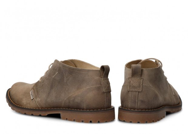 Men's ankle boot NAGABA 407 beige barka leather