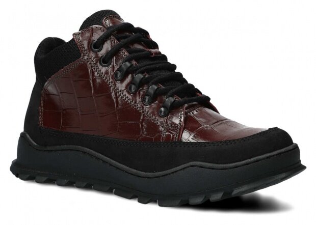 Ankle boot EVENEMENT EV245 burugndy follonica leather