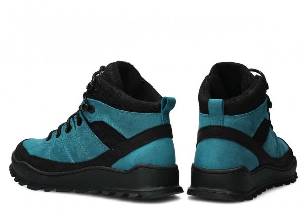 Ankle boot NAGABA 244 turquoise crazy leather