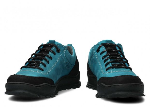 Trekking shoe NAGABA 0521 turquoise crazy leather