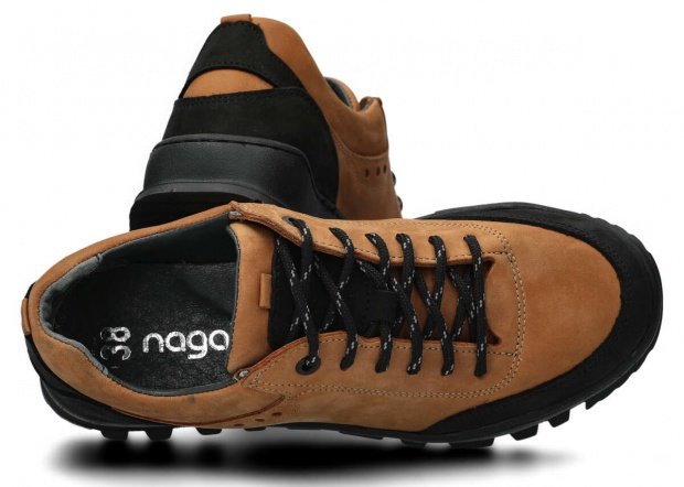 Trekking shoe NAGABA 0521 brown crazy leather