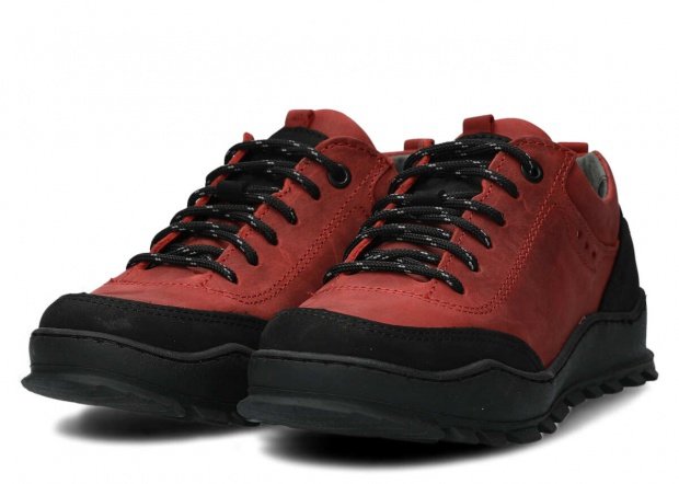 Trekking shoe NAGABA 0521 red crazy leather
