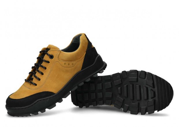 Trekking shoe NAGABA 0521 yellow crazy leather