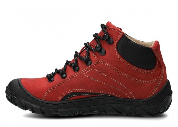 Trekking ankle boot NAGABA 258 red barka leather