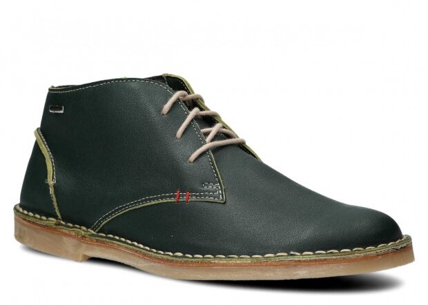 Men's ankle boot NAGABA 422 green sandwich leather