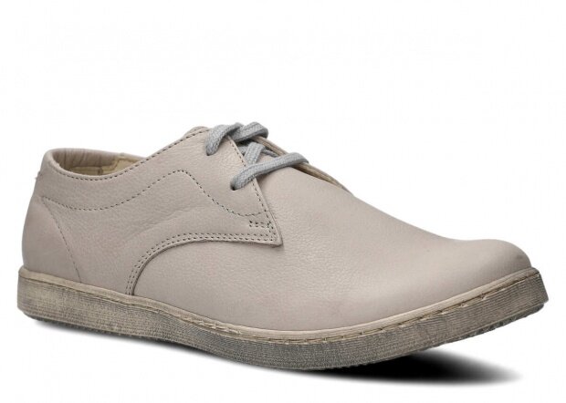Shoe NAGABA 396 light grey rustic leather