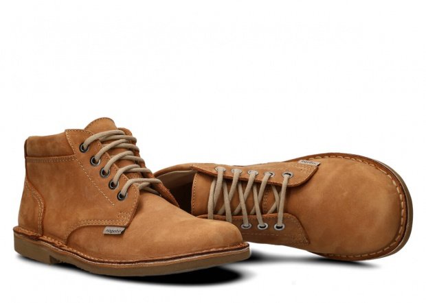 Men's trekking ankle boot NAGABA 076 brown crazy leather