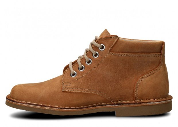 Men's trekking ankle boot NAGABA 076 brown crazy leather
