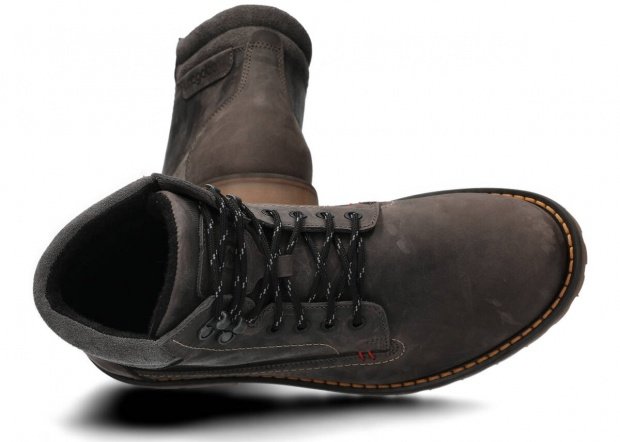 Men's trekking ankle boot NAGABA 441 graphite crazy leather