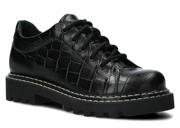 Shoe EVENEMENT EV907 black follonica leather