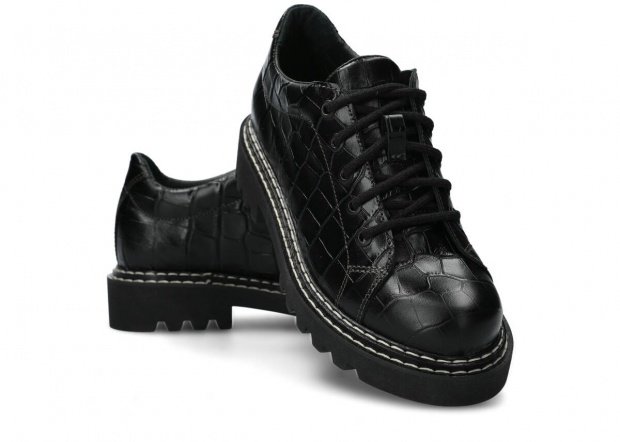 Shoe EVENEMENT EV007 black follonica leather