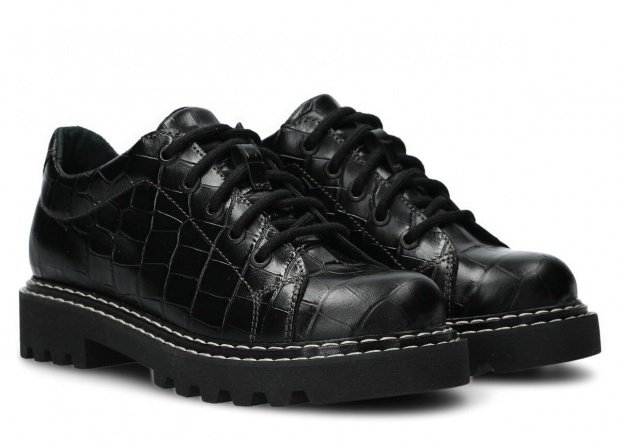 Shoe EVENEMENT EV007 black follonica leather
