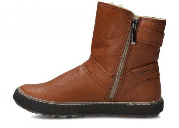 YOUTH BOOT MODEL 275 GINGER RUSTIC + SHEEPSKIN - SIZE 37