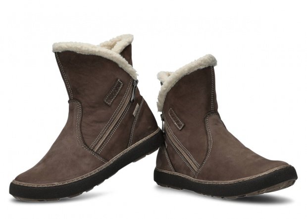 Women's high knee boot NAGABA 312 olive samuel leather